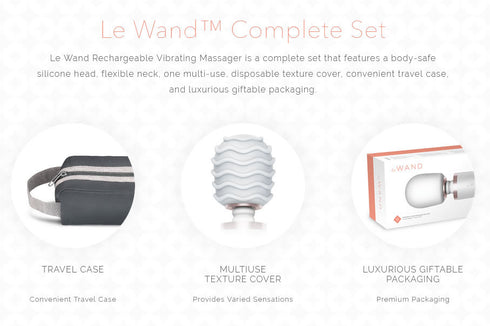 Le Wand Grey Rechargeable Massager